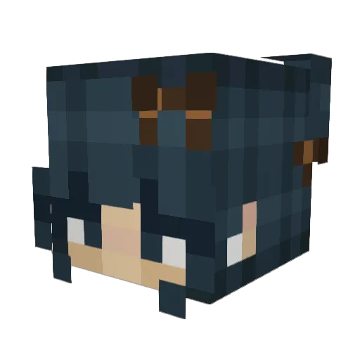 julia0109 Minecraft avatar head, 3D render