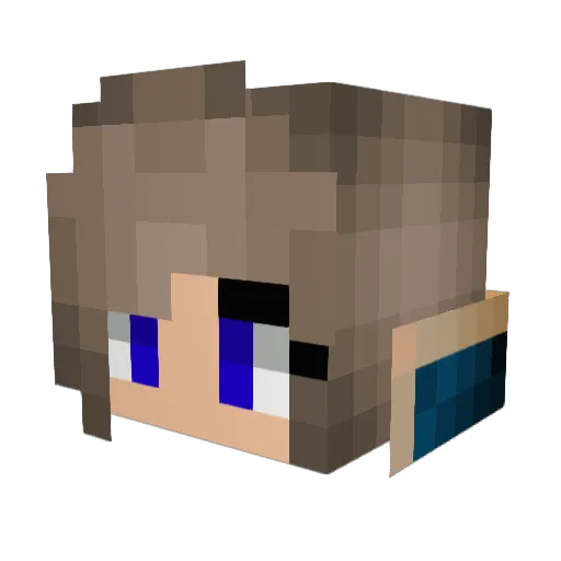 julia1432 Minecraft avatar head, 3D render