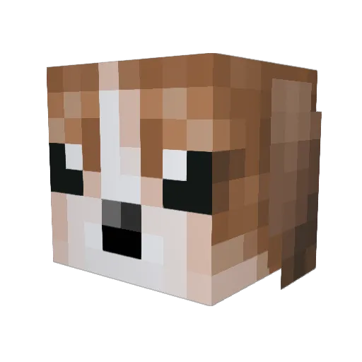 julia17311 Minecraft avatar head, 3D render