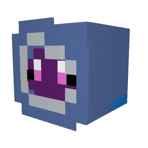 juliaaa27 Minecraft avatar head, 3D render