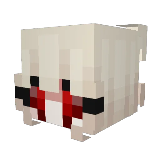 juliadope2016 Minecraft avatar head, 3D render