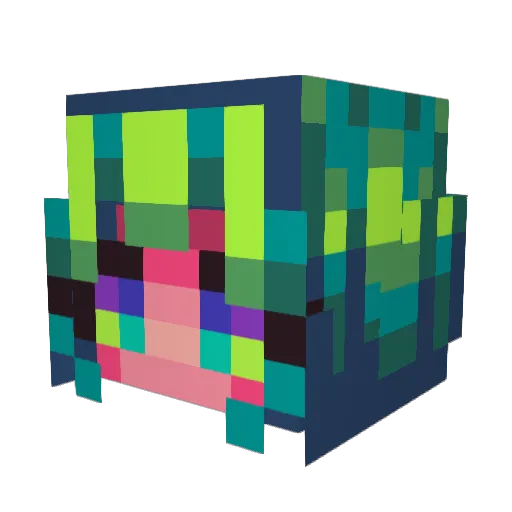 juliamoo Minecraft avatar head, 3D render