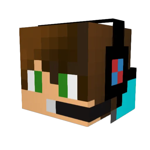 julian0706 Minecraft avatar head, 3D render