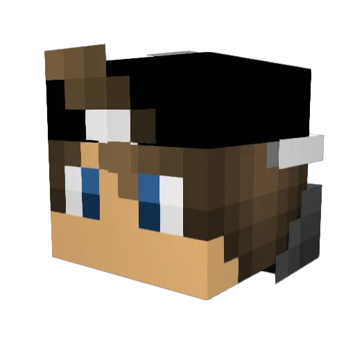 julian100004 Minecraft avatar head, 3D render