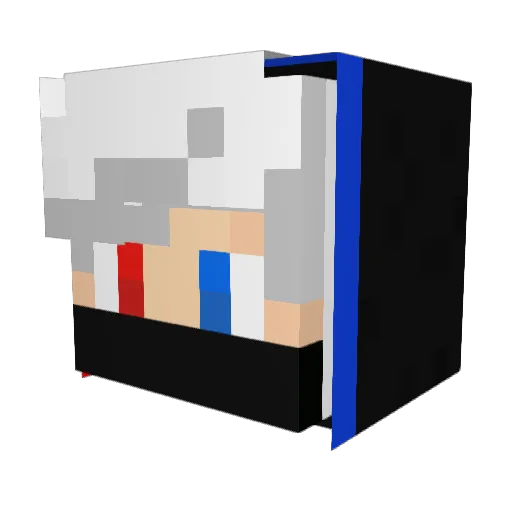 julian101209 Minecraft avatar head, 3D render