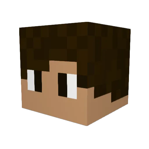 julian1359 Minecraft avatar head, 3D render