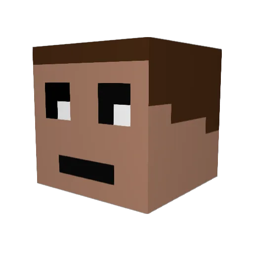 julian2003 Minecraft avatar head, 3D render