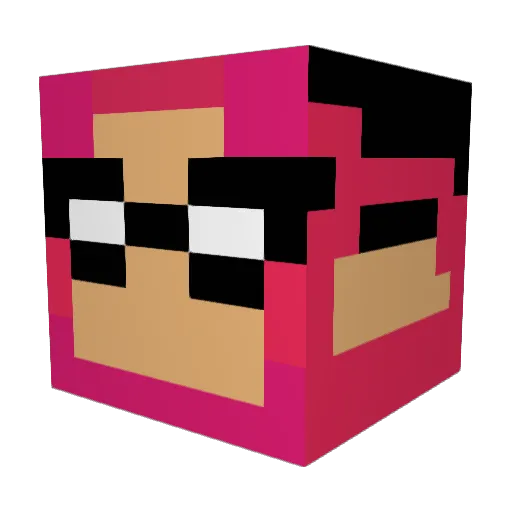 julianfederhenn Minecraft avatar head, 3D render