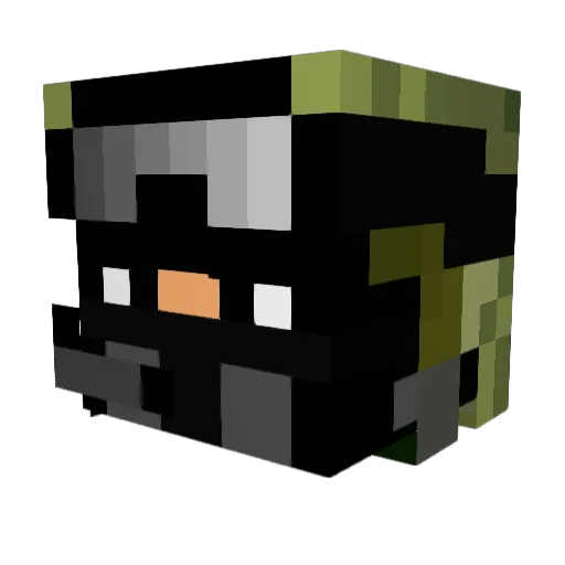 julianpartlow Minecraft avatar head, 3D render