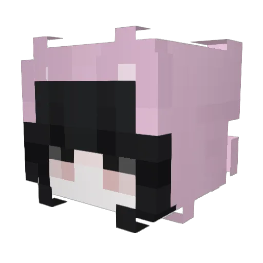 julibeanz Minecraft avatar head, 3D render