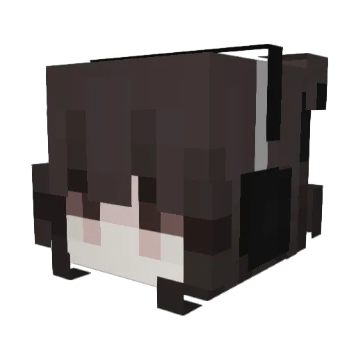 julie_muliee Minecraft avatar head, 3D render