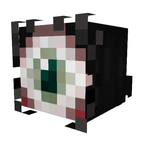 juliebacon11 Minecraft avatar head, 3D render