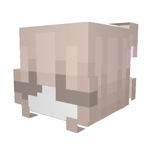 julieeee4 Minecraft avatar head, 3D render