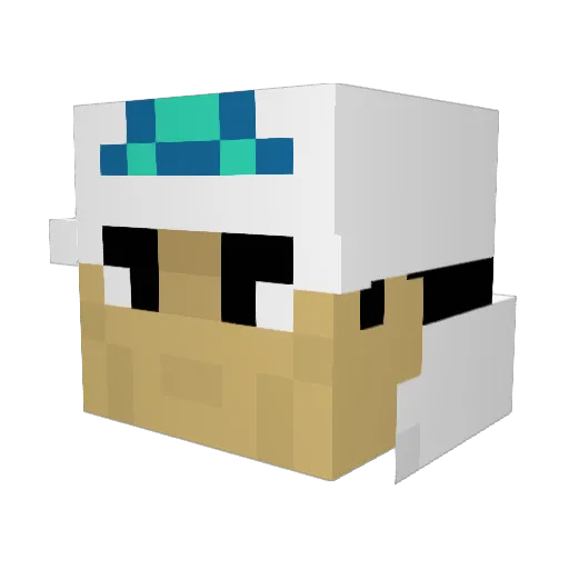 julien12360 Minecraft avatar head, 3D render