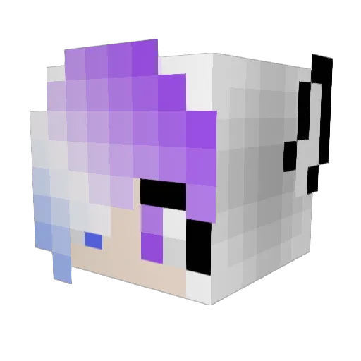 juliencharlebois Minecraft avatar head, 3D render
