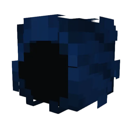 julienvva Minecraft avatar head, 3D render