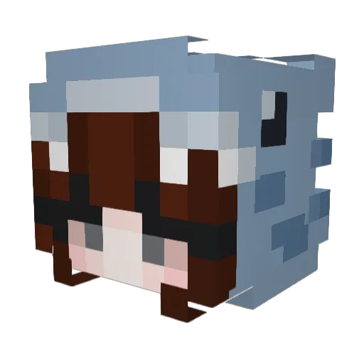 julietheree Minecraft avatar head, 3D render