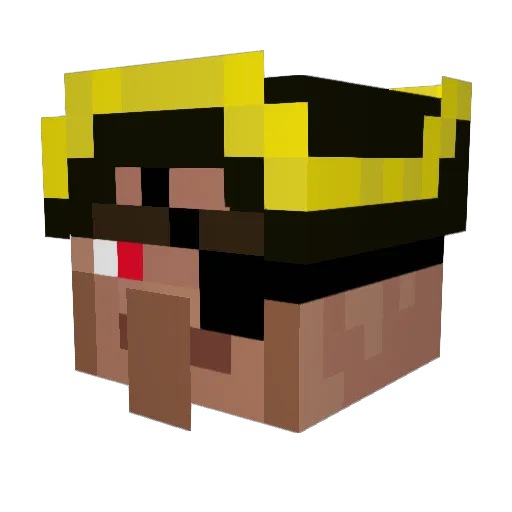 juliiehenriksen1 Minecraft avatar head, 3D render