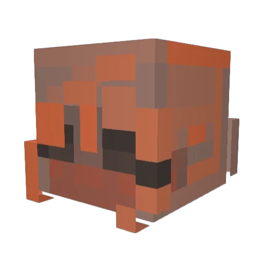 julimerence Minecraft avatar head, 3D render