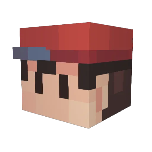 juline0125 Minecraft avatar head, 3D render