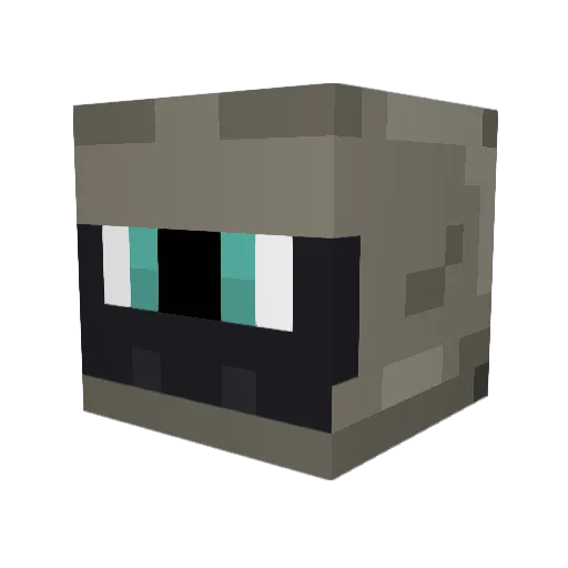 julinh Minecraft avatar head, 3D render