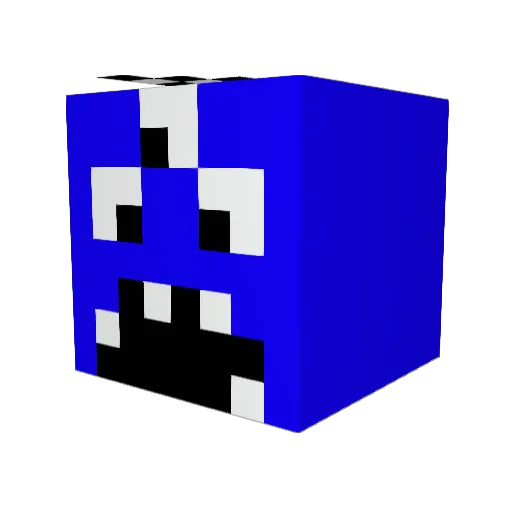 julio4520 Minecraft avatar head, 3D render