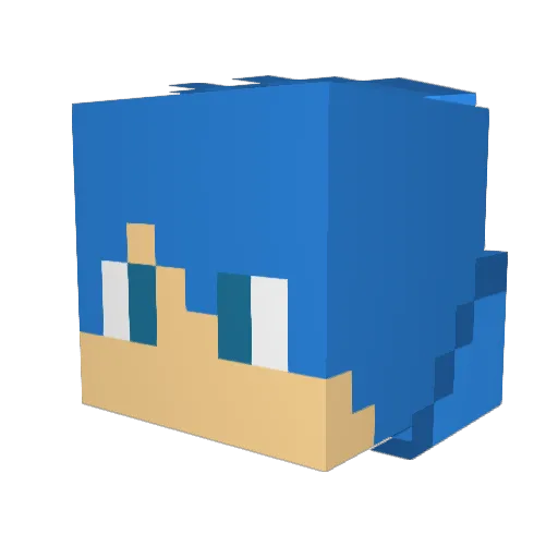 julionerde Minecraft avatar head, 3D render
