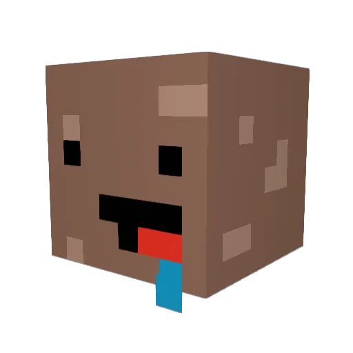 julioooo_ Minecraft avatar head, 3D render