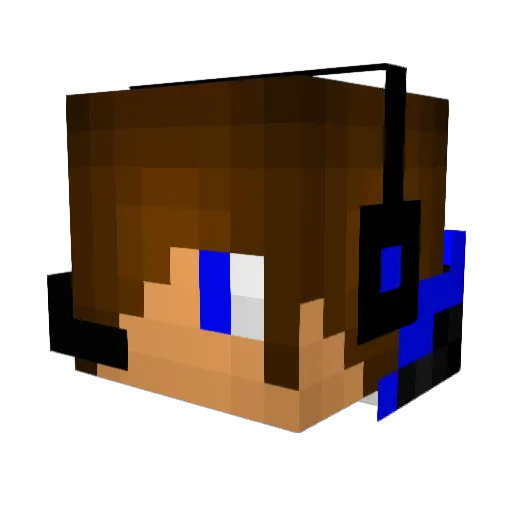 julius_hansen Minecraft avatar head, 3D render