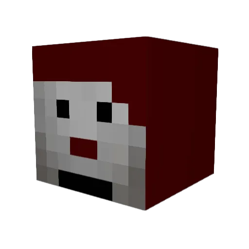 juliusayri Minecraft avatar head, 3D render