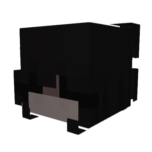 juliwa Minecraft avatar head, 3D render