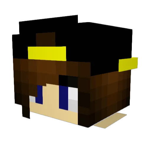 julixnnx Minecraft avatar head, 3D render