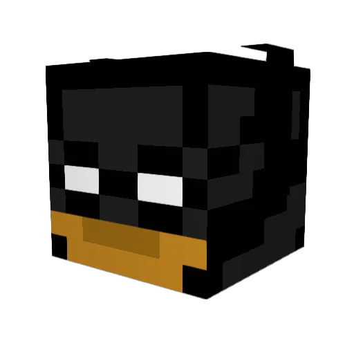 julixzlol Minecraft avatar head, 3D render