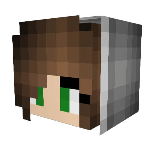 julkaETH Minecraft avatar head, 3D render