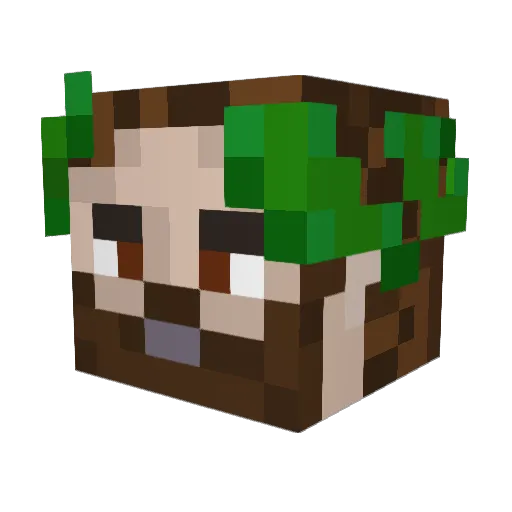 jullevv Minecraft avatar head, 3D render