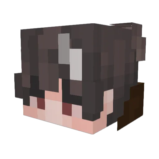 jullienig Minecraft avatar head, 3D render