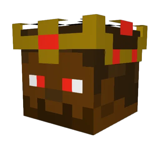 juloub Minecraft avatar head, 3D render