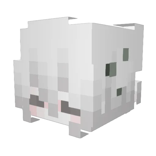 julyybugg Minecraft avatar head, 3D render