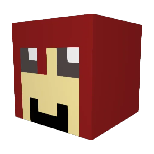julz1031 Minecraft avatar head, 3D render