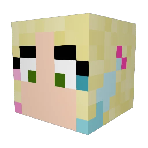 julz1994 Minecraft avatar head, 3D render