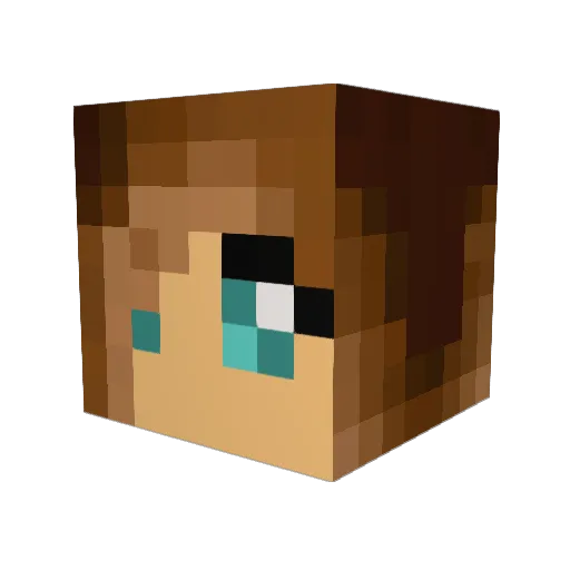 julz893 Minecraft avatar head, 3D render
