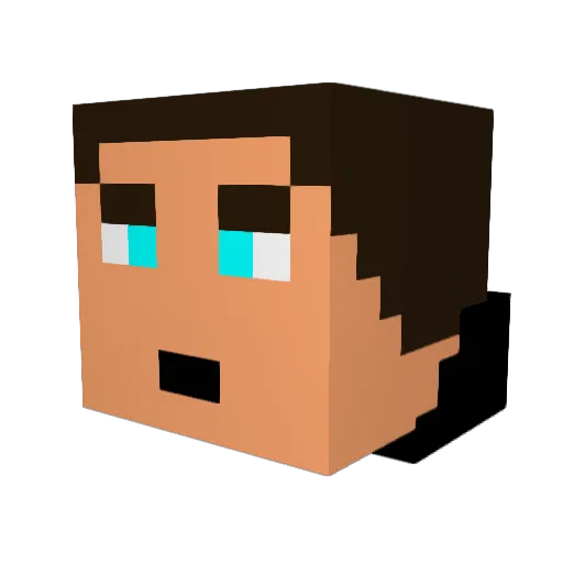 jumballs Minecraft avatar head, 3D render
