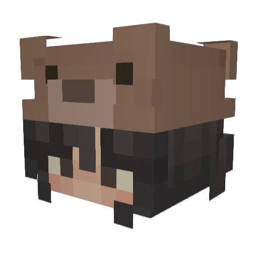 jume_x Minecraft avatar head, 3D render