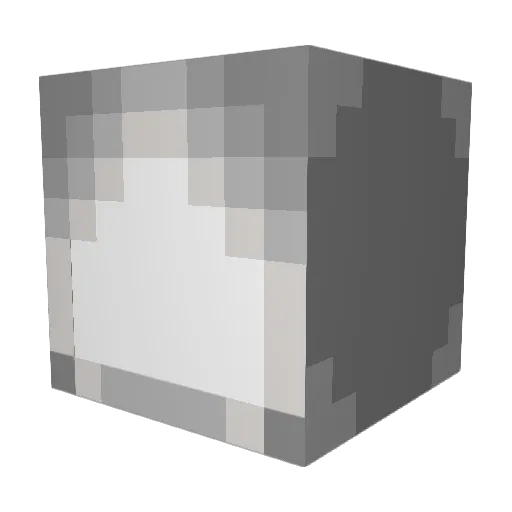 jumpback Minecraft avatar head, 3D render