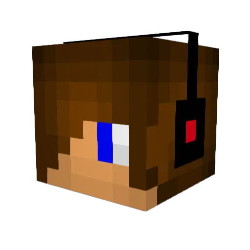 jumpboy78 Minecraft avatar head, 3D render
