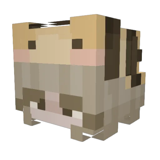 jumping_mars Minecraft avatar head, 3D render
