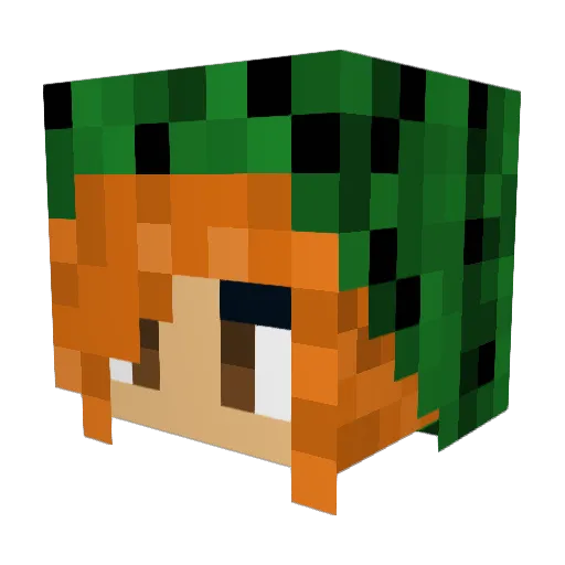 jumping_shrew Minecraft avatar head, 3D render