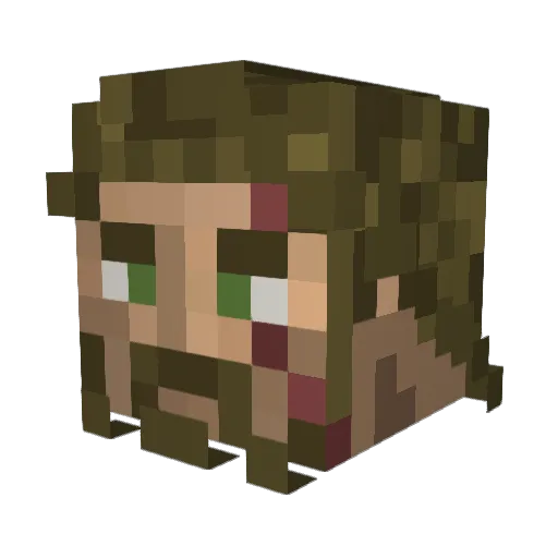 jumpy_sm Minecraft avatar head, 3D render