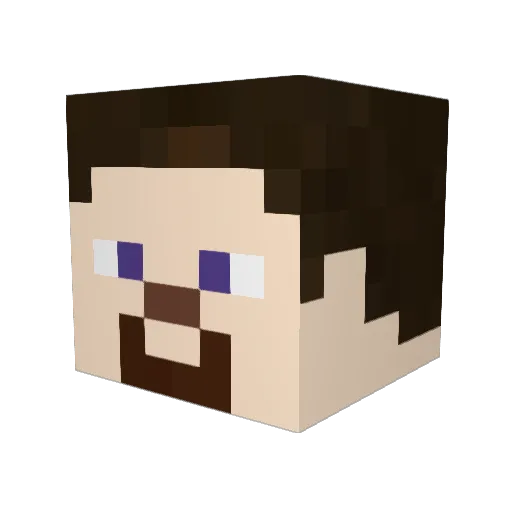 jumpyjack64 Minecraft avatar head, 3D render