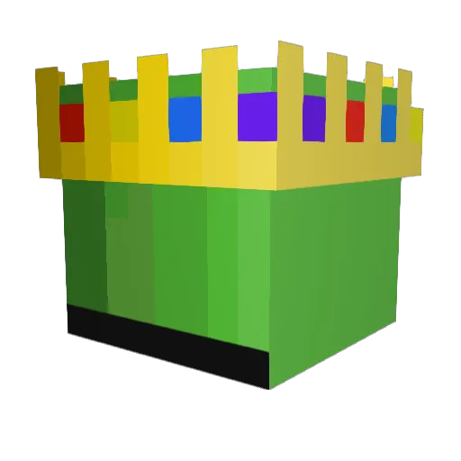 jun0901 Minecraft avatar head, 3D render